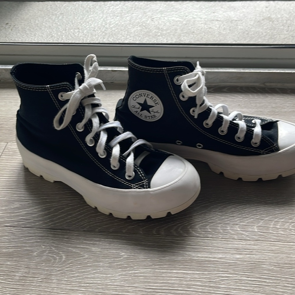 Converse All Star Lugged High-Black women size 8